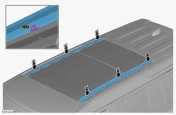 Roof Opening Panel Frame